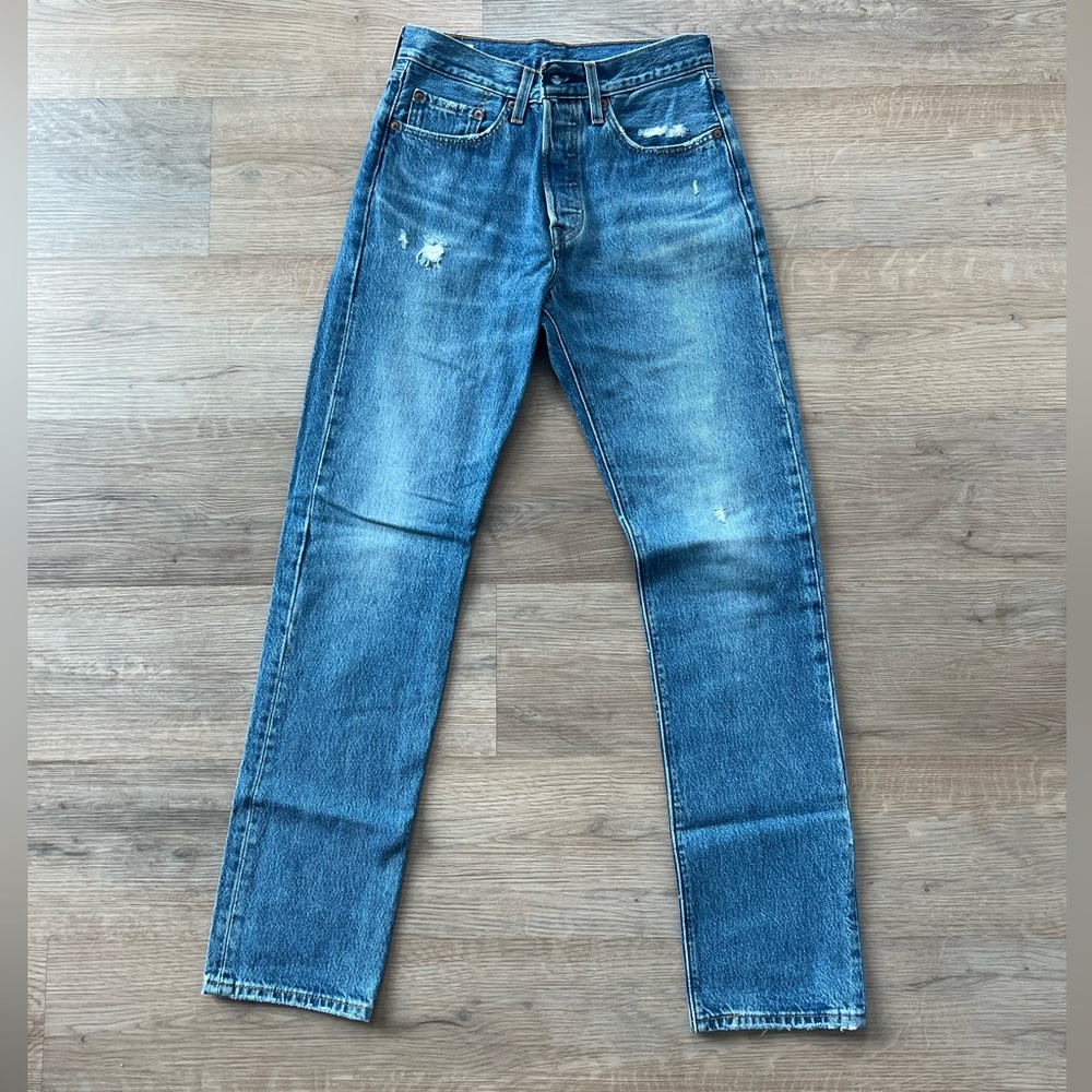 Levi’s 501 straight high rise jeans (women’s)
